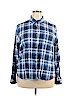Dickies 100% Cotton Blue Long Sleeve Button-Down Shirt Size 2X - photo 1