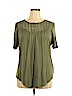 Old Navy 100% Rayon Green Short Sleeve Top Size XL - photo 1