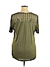Old Navy 100% Rayon Green Short Sleeve Top Size XL - photo 2