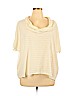 Sanctuary 100% Polyester Ivory Short Sleeve Top Size XL - photo 1