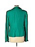 Nina Mclemore 100% Silk Teal Silk Blazer Size 12 - photo 2