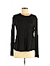 A.L.C. 100% Linen Black Long Sleeve Top Size M - photo 1
