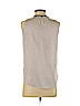 Ann Taylor 100% Polyester White Sleeveless Blouse Size S (petite) - photo 2