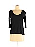 TOBI 100% Modal Black 3/4 Sleeve T-Shirt Size M - photo 1