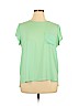 The Limited 100% Polyester Green Short Sleeve Blouse Size XL - photo 1