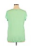 The Limited 100% Polyester Green Short Sleeve Blouse Size XL - photo 2