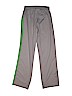 Adidas 100% Polyester Stripes Gray Track Pants Size 10 - 12 - photo 2