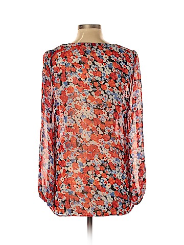 Aqua Long Sleeve Blouse (view 2)