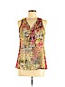 Hale Bob 100% Polyester Yellow Sleeveless Blouse Size M - photo 1