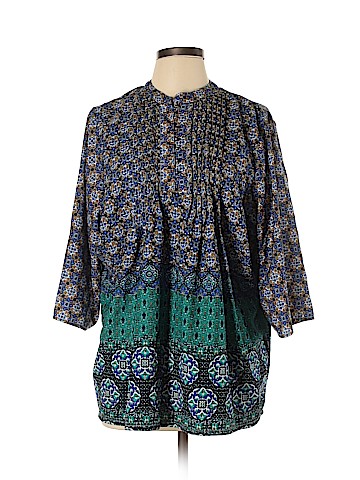 Woman Within 3/4 Sleeve Blouse (view 1)