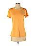 Nike 100% Polyester Yellow Active T-Shirt Size S - photo 1