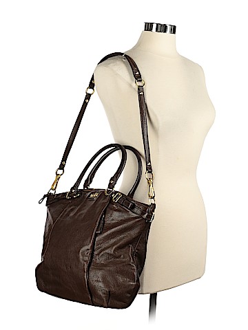 Coach Factory Leather Satchel (view 2)