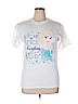 Disney Parks 100% Cotton White Short Sleeve T-Shirt Size XL - photo 1