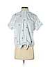 Madewell 100% Cotton Blue Short Sleeve Button-Down Shirt Size XXS - photo 1