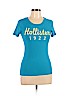 Hollister Blue Short Sleeve T-Shirt Size L - photo 1
