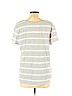 Ann Taylor LOFT 100% Cotton Ivory Short Sleeve T-Shirt Size XL - photo 2