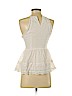 Lulu's 100% Cotton White Sleeveless Blouse Size XS - photo 2