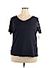 Talbots Blue Short Sleeve Top Size 2X - photo 1