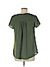 Neon Soul 100% Polyester Green Short Sleeve Blouse Size S - photo 2
