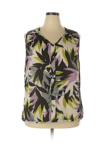 Worthington Sleeveless Blouse (view 1)