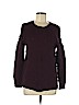 Vince Camuto 100% Cotton Burgundy Pullover Sweater Size S - photo 1