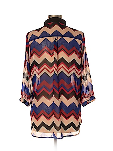 Sequin Hearts Long Sleeve Blouse (view 2)