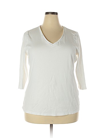 St. John's Bay 3/4 Sleeve T-Shirt (view 1)