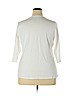 St. John's Bay 100% Cotton White 3/4 Sleeve T-Shirt Size 2X - photo 2