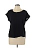Pink Republic 100% Polyester Black Short Sleeve Blouse Size L - photo 1