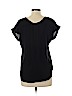 Pink Republic 100% Polyester Black Short Sleeve Blouse Size L - photo 2