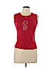 Takeout Red Sleeveless T-Shirt Size L - photo 1