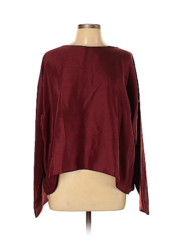 Krizia Long Sleeve Silk Top (view 1)