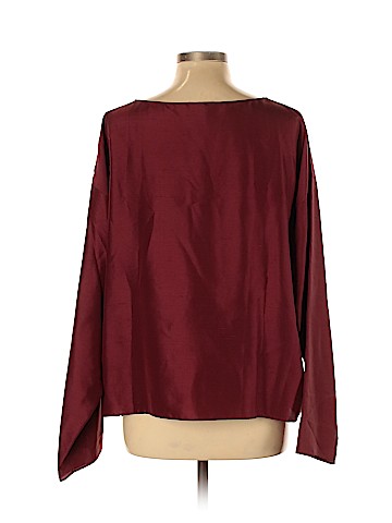 Krizia Long Sleeve Silk Top (view 2)