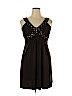 Style&Co Brown Casual Dress Size L (petite) - photo 1