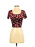 Forever 21 Burgundy Short Sleeve Top Size S - photo 1