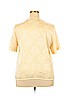 Assorted Brands 100% Polyester Yellow Short Sleeve Blouse Size 18 - photo 2