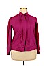 Assorted Brands 100% Polyester Purple Long Sleeve Button-Down Shirt Size 18 - photo 1
