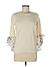 Ann Taylor LOFT 100% Cotton Ivory Pullover Sweater Size M (petite) - photo 1