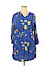 Old Navy 100% Rayon Blue Casual Dress Size XXL - photo 1