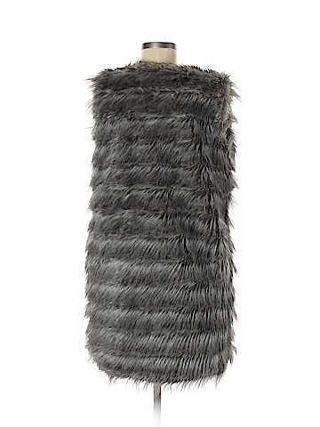 Zara Faux Fur Vest (view 2)