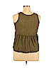 Wild Pearl Green Sleeveless Blouse Size XL - photo 2
