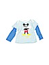 Disney Parks 100% Cotton Blue Long Sleeve T-Shirt 3-6 MO / 6 MO - photo 1