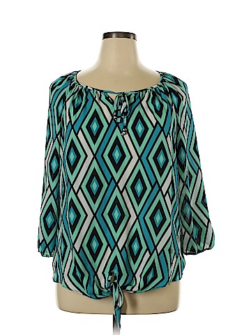 New Directions 3/4 Sleeve Blouse (view 1)