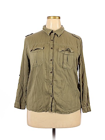 Mossimo Supply Co. Long Sleeve Button-Down Shirt (view 1)