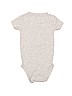 Carter's 100% Cotton Solid Gray Short Sleeve Onesie 3-6 MO / 6 MO - photo 2