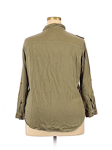 Mossimo Supply Co. Long Sleeve Button-Down Shirt (view 2)