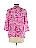 Charter Club 100% Rayon Pink 3/4 Sleeve Blouse Size L (petite) - photo 2
