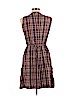 Maurices 100% Cotton Brown Casual Dress Size 13 - 14 - photo 2