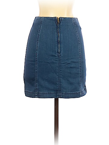 Free People Denim Skirt (view 2)