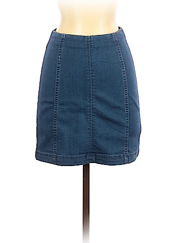 Free People Denim Skirt (view 1)